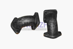 TY295I.10.2-2 Exhaust Manifold Elbow TY295, Cast Iron; 2-hole Center Distance - 74; 4-hole Center Distance - 52; Weight (g) - 1000 jiangdong