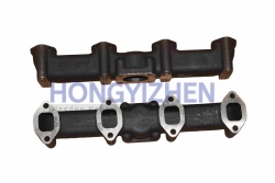 N485T-10001 Exhaust Manifold ZN490BT ZN485 DongFeng 404 Chery 354/404, Total Length - 374; Hole Center Distance - 58; Weight (g) - 3080 changchai