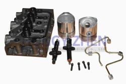 Cylinder Head + Piston, Complete Injector Assembly, Fuel Pipes j285t fengshou